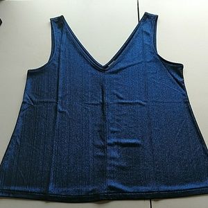 City Streets Beautiful Blue Tank Top!!!